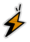 Last job application lightning bolt